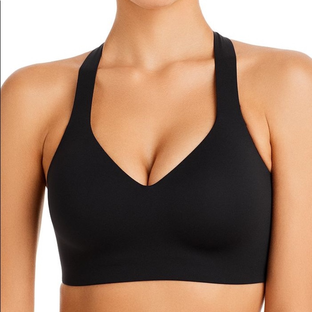 CHANTELLE 2948 HIGH IMPACT WIREFREE SPORTS BRA BLACK SIZE XL NWOT